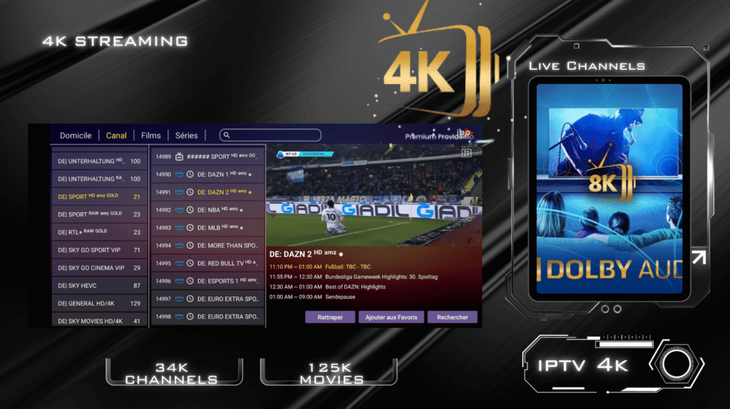 3 4K IPTV Service