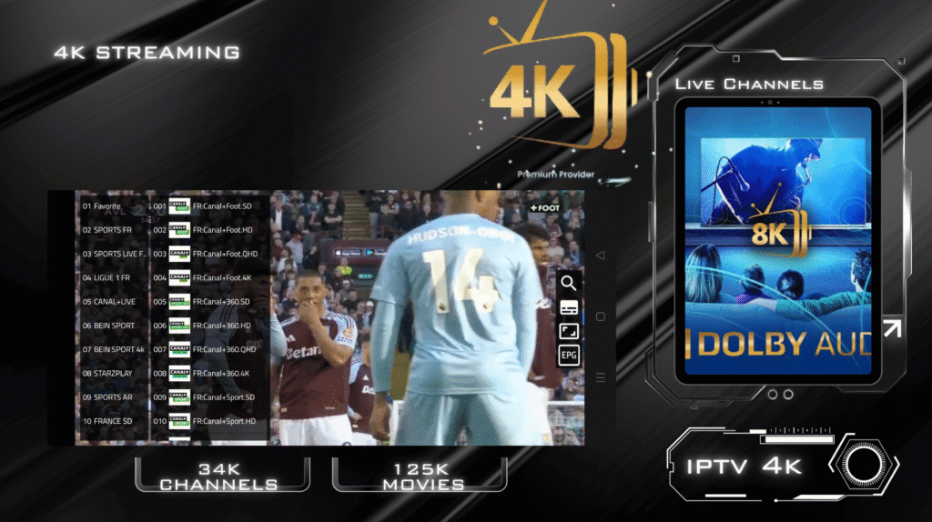 5 4K IPTV Service