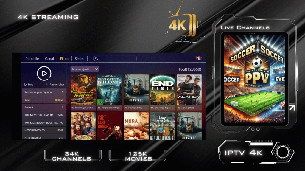 4 IPTV Subscriptions