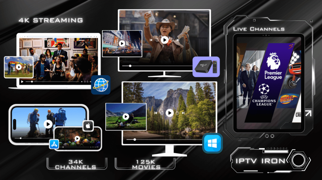 3 IPTV with 4K