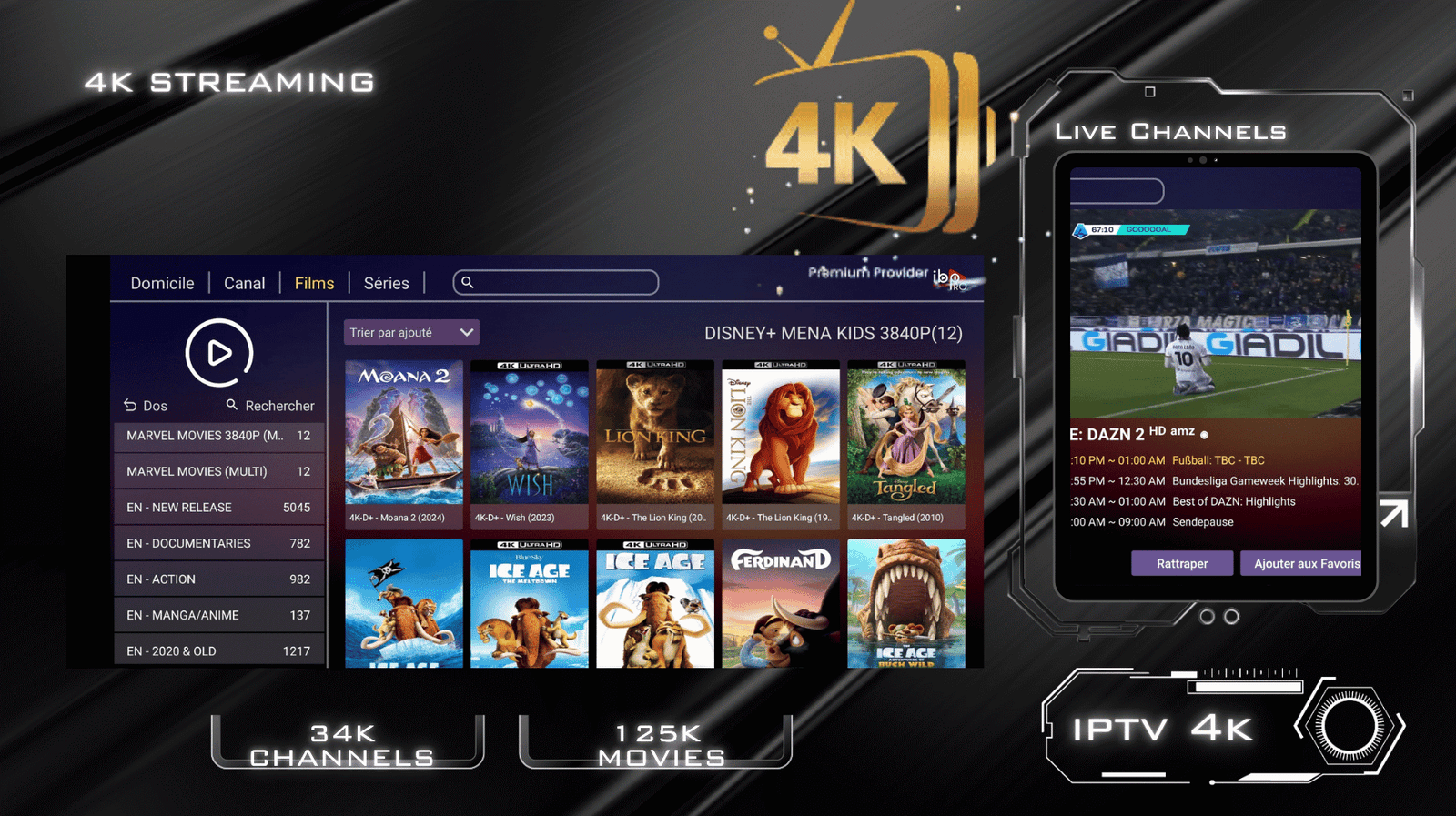 4K Live IPTV