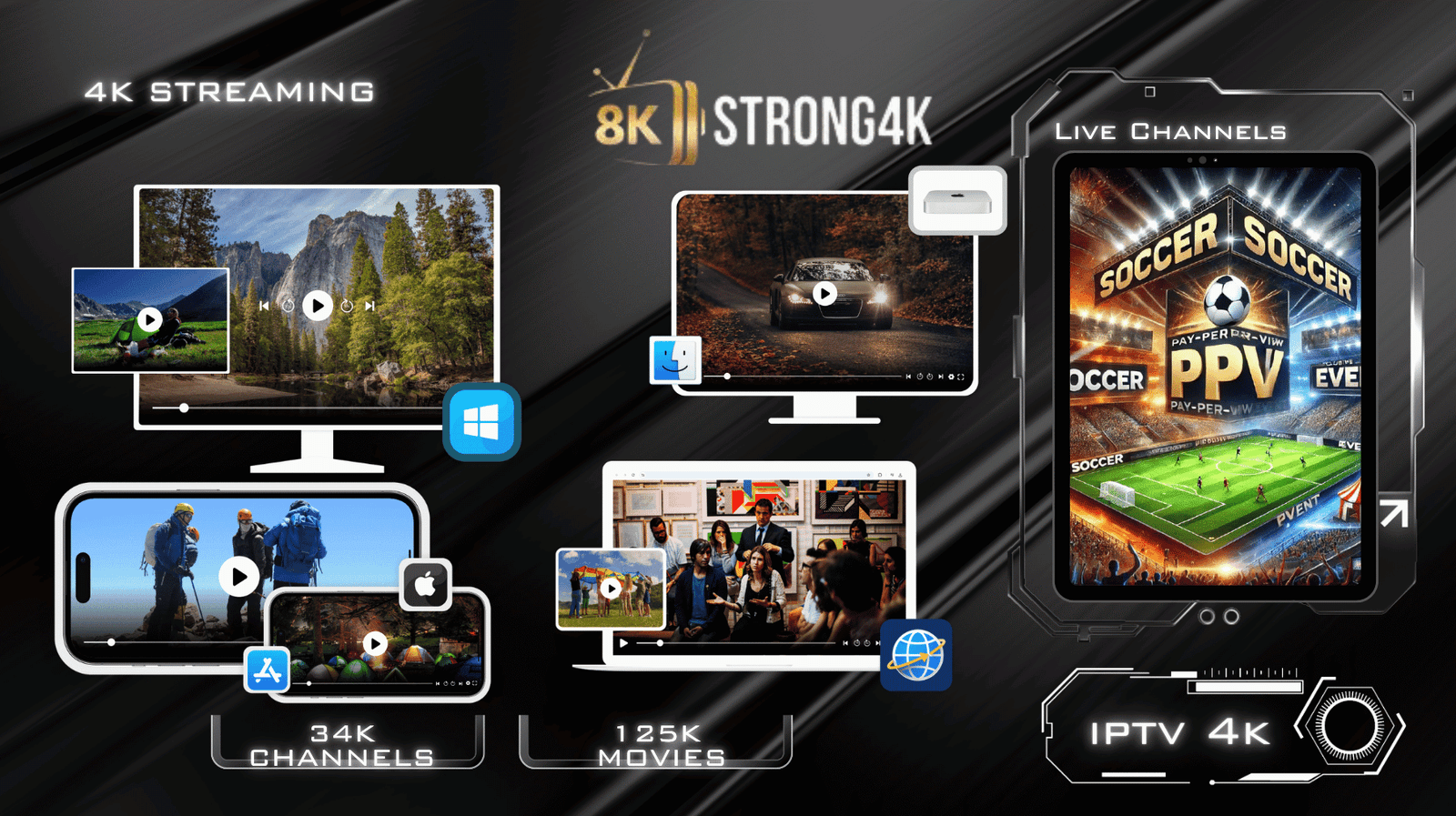 Buy Strong 8K IPTV : Stable 4K Quality Best Price 2025